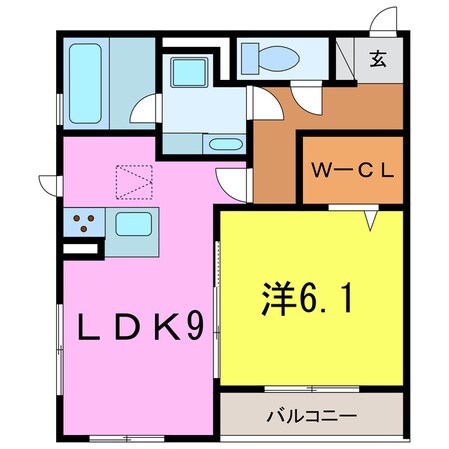 グランテラス土橋の物件間取画像